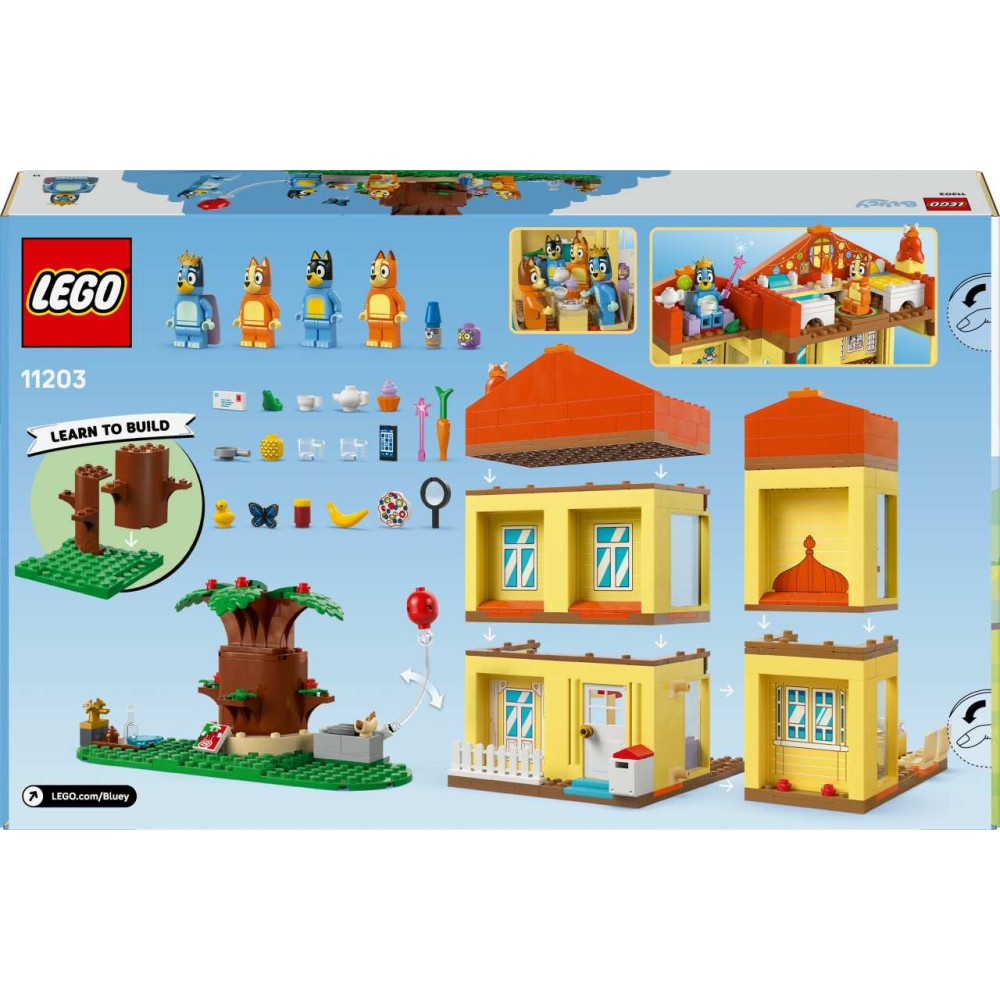 LEGO Bluey: Bluey’s Family House Toy Playset 11203 (11203)