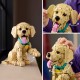 LEGO Icons Golden Retriever Puppy 11384 – Posable Dog Figure Building Set for Adults