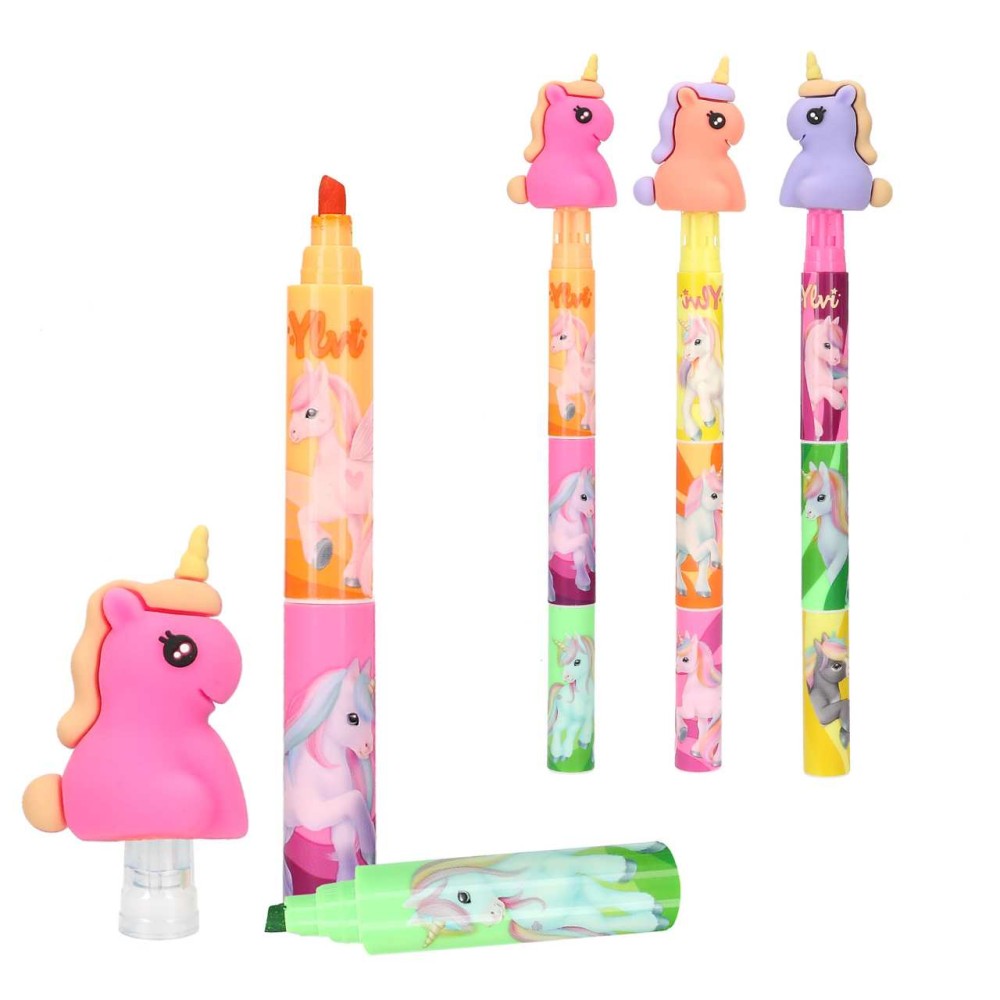 Ylvi Highlighter With Unicorntopper 12369  | Depesche | Stakelum