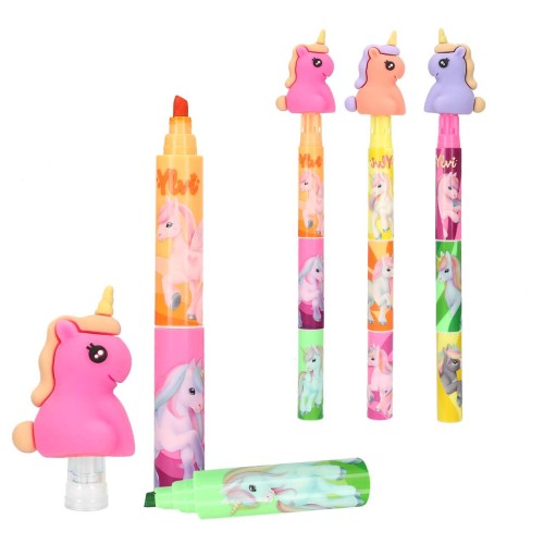 Ylvi Highlighter With Unicorntopper 12369  | Depesche | Stakelum