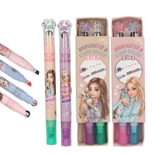 Topmodel Highlighter And Stamproller 12626  | Depesche | Stakelum