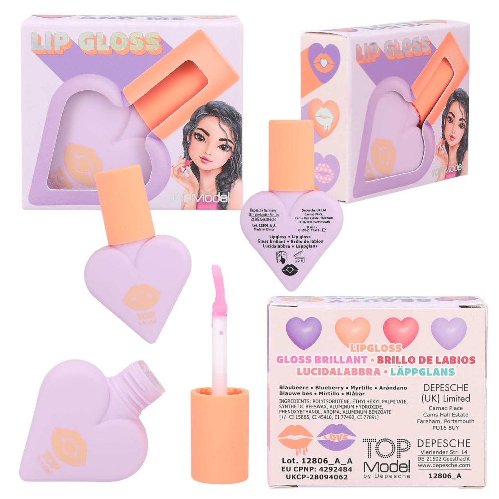 TOPModel Lip Gloss Sweet Heart BEAUTY and ME