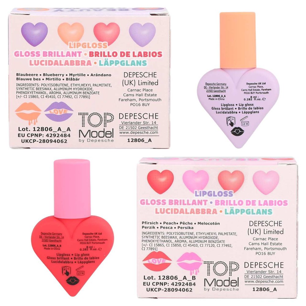 TOPModel Lip Gloss Sweet Heart BEAUTY and ME