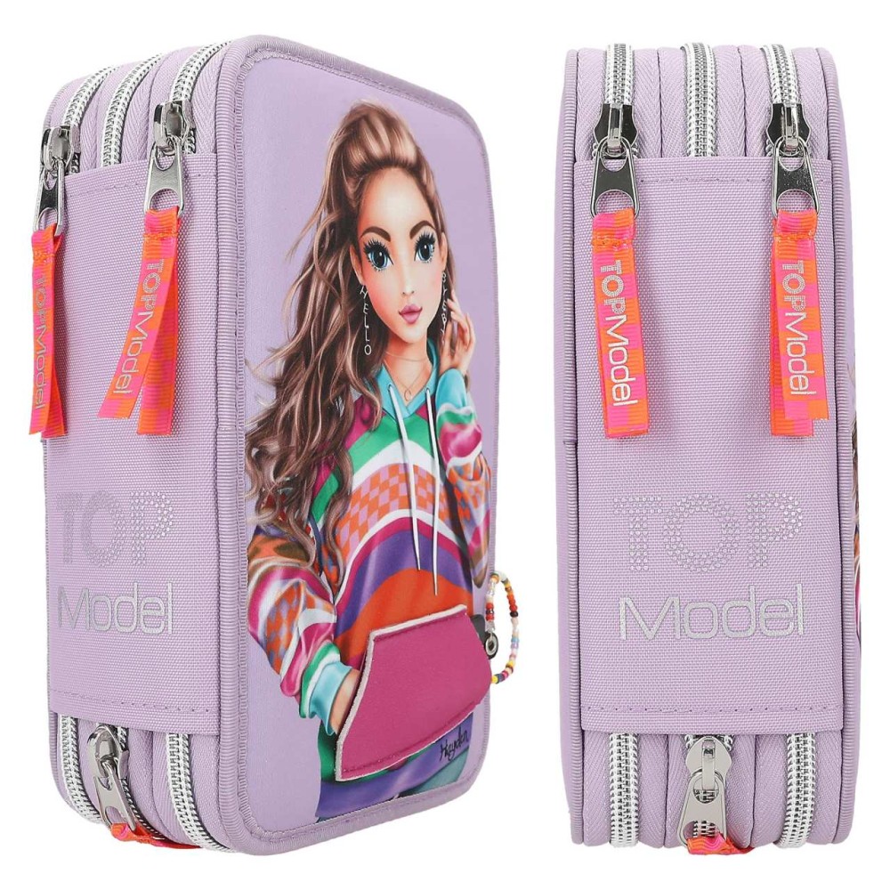 TOPModel Triple Pencil Case with Applied Smartphone JOY 12842