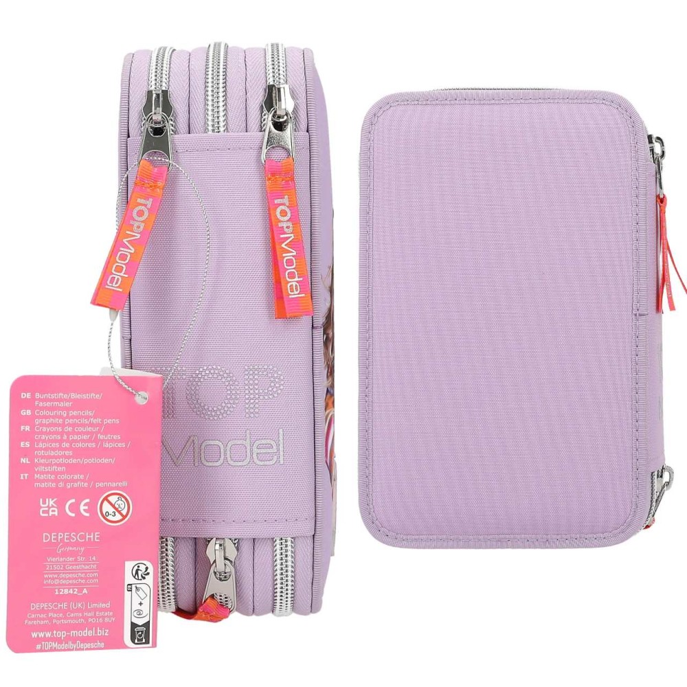 TOPModel Triple Pencil Case with Applied Smartphone JOY 12842