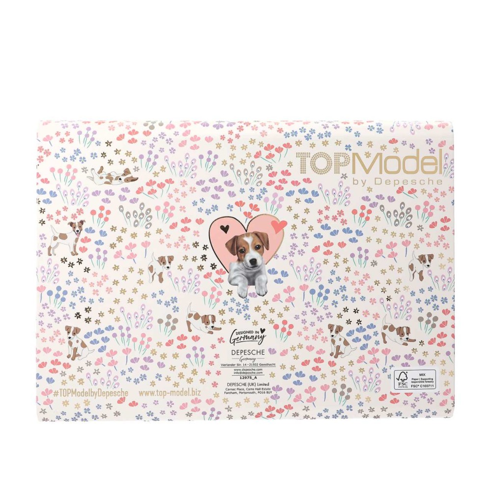 TOPModel Letterset With Register VELO FLEUR