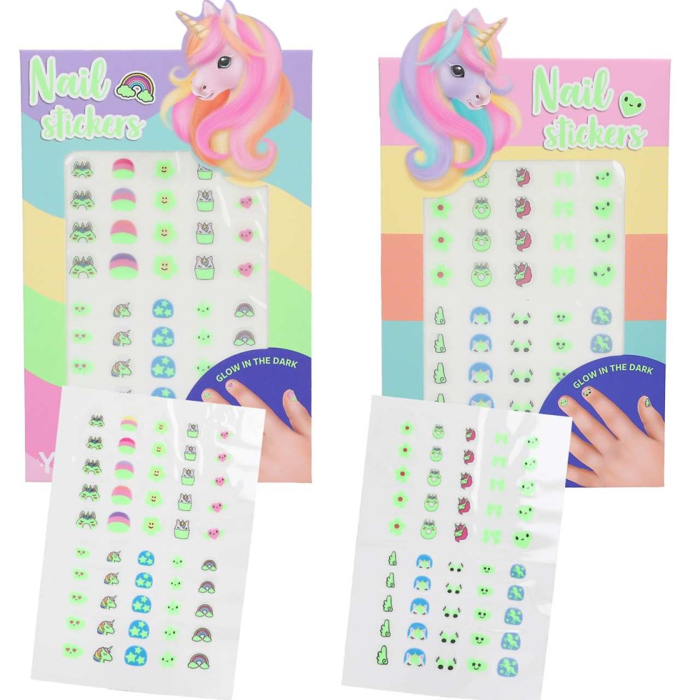 Ylvi Nail Sticker Glow In The Dark 13072  | Depesche | Stakelum
