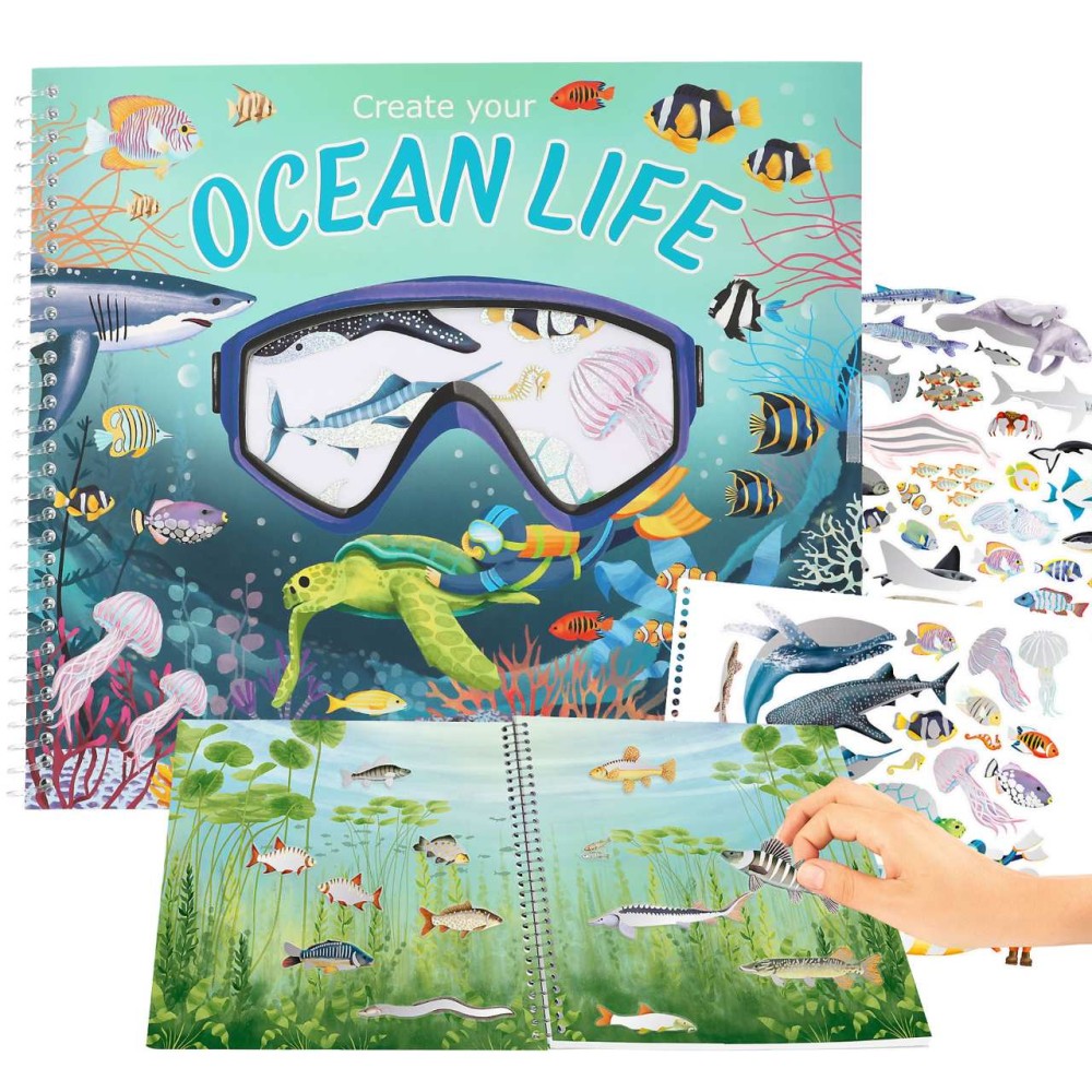 Create Your Ocean Life With Holofoil-Stickers 13600  | Depesche | Stakelum