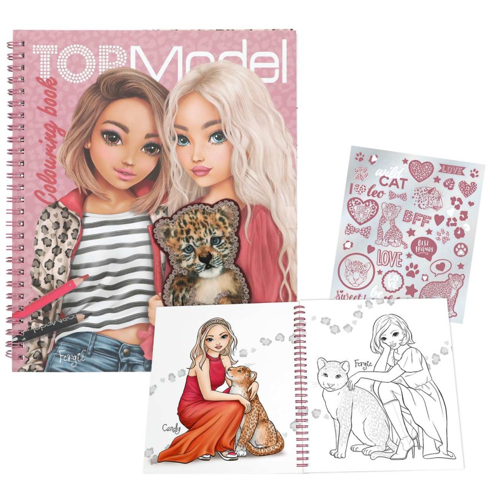 Topmodel Colouring Book Leoheart 13737  | Depesche | Stakelum