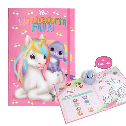 Ylvi Unicorn Fun Colouring Book 13741  | Depesche | Stakelum