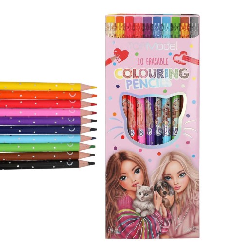 Topmodel Erasable Colouring Pencils 13796  | Depesche | Stakelum