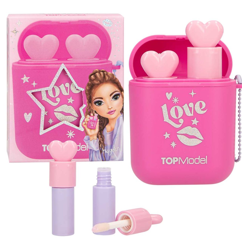 Topmodel Lip Gloss Set Headphone Case Beauty And Me 13811  | Depesche | Stakelum
