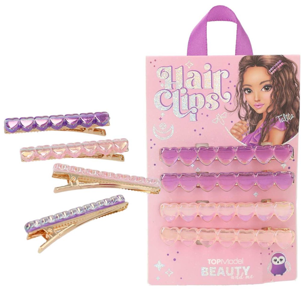 Topmodel Hairclip Hearts Set Beauty And Me 13820  | Depesche | Stakelum