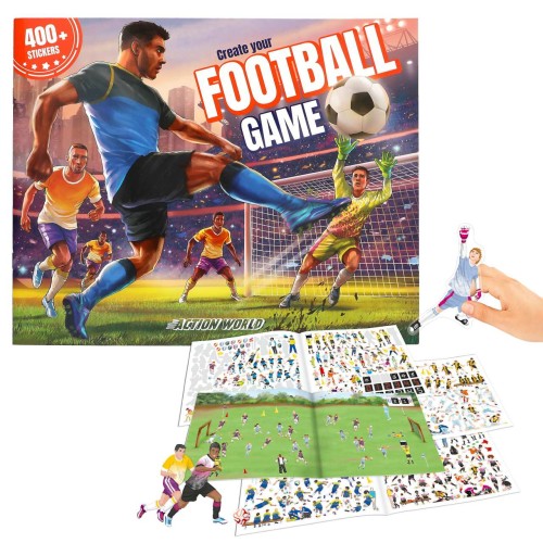 Create Your Football Game Stickerbook 14207  | Depesche | Stakelum