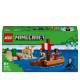 LEGO Minecraft The Pirate Ship Voyage Building Toy Set 21259