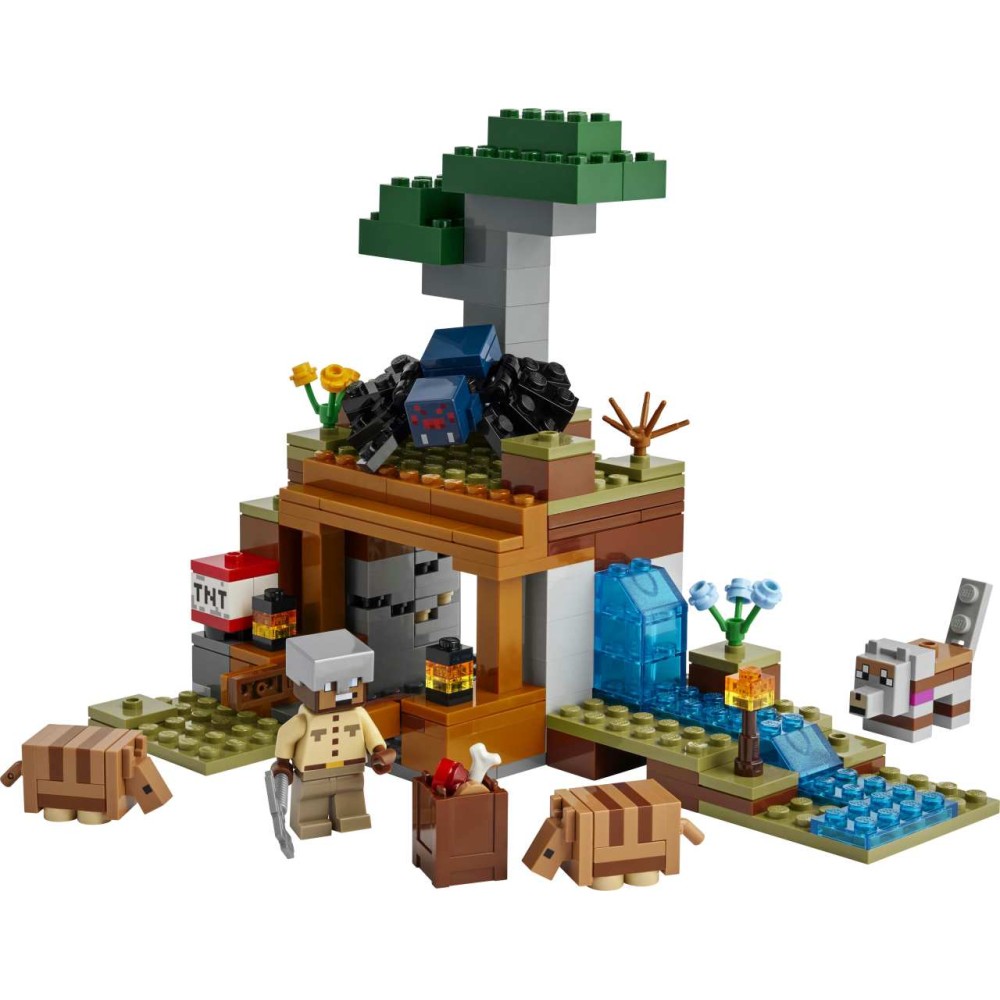 LEGO Minecraft The Armadillo Mine Expedition 21269 – Adventure Playset with Figures