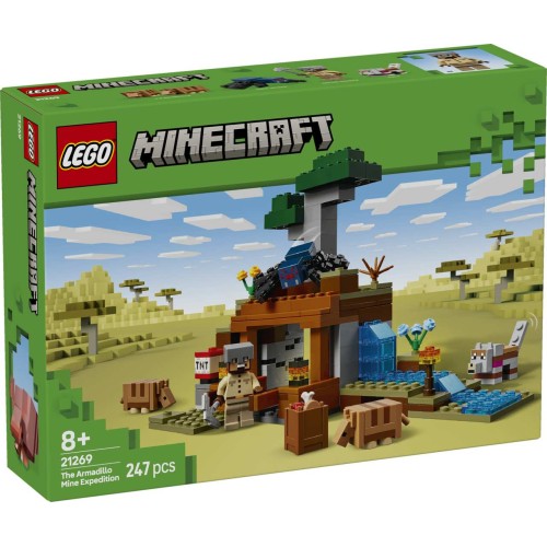 LEGO Minecraft The Armadillo Mine Expedition 21269 – Adventure Playset with Figures
