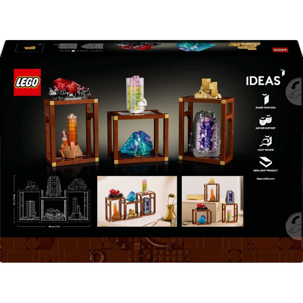 LEGO Ideas Mineral Collection Set for Adults 21362 (21362)