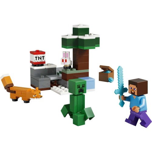 LEGO Minecraft Steve’s Taiga Adventure Toy 21583 (21583)
