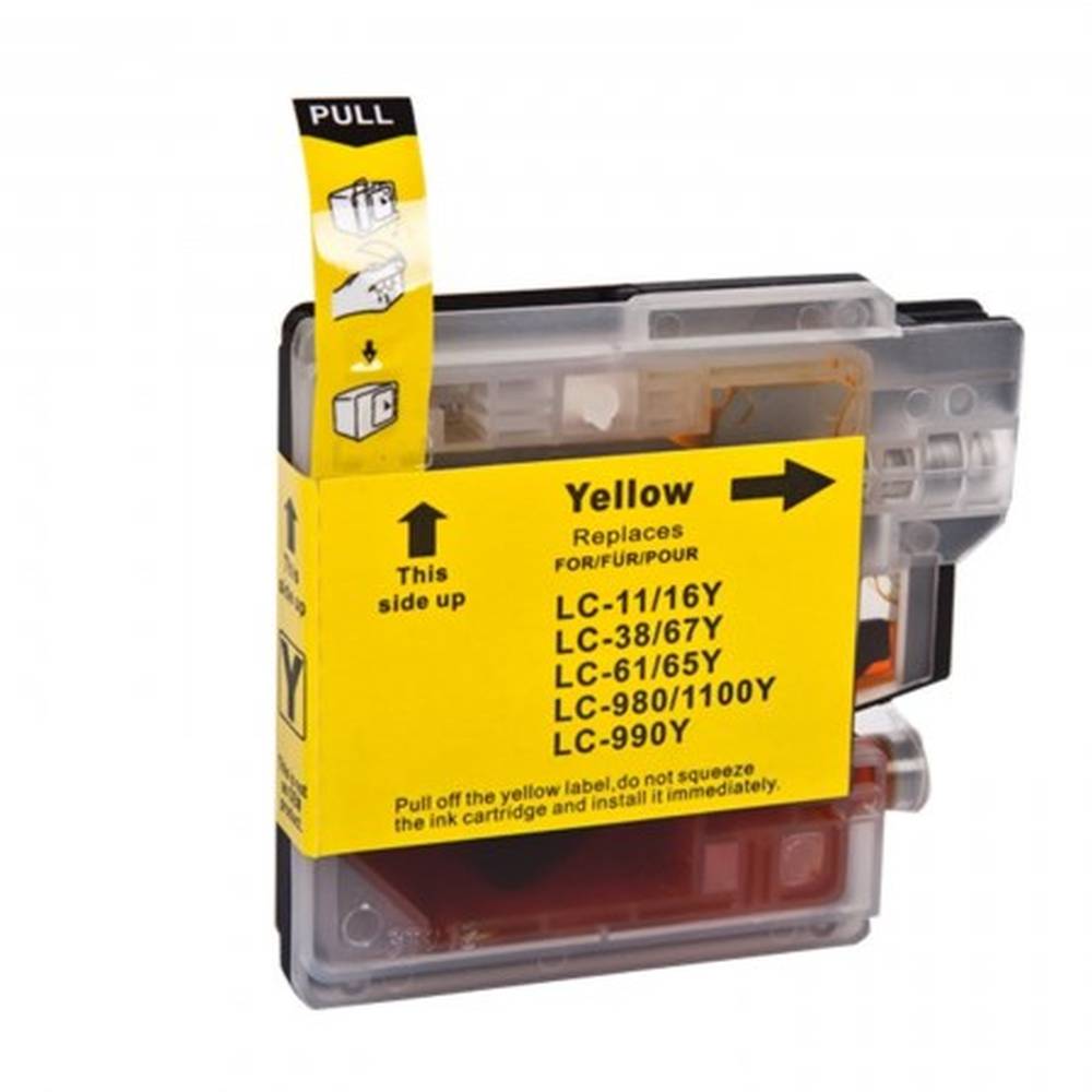 Compatible Brother LC1100 Yellow Ink Cartridge