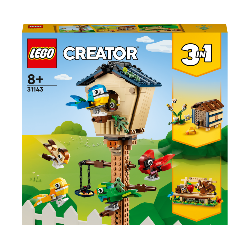 LEGO Creator 3in1 Birdhouse Animal Figures Set 31143