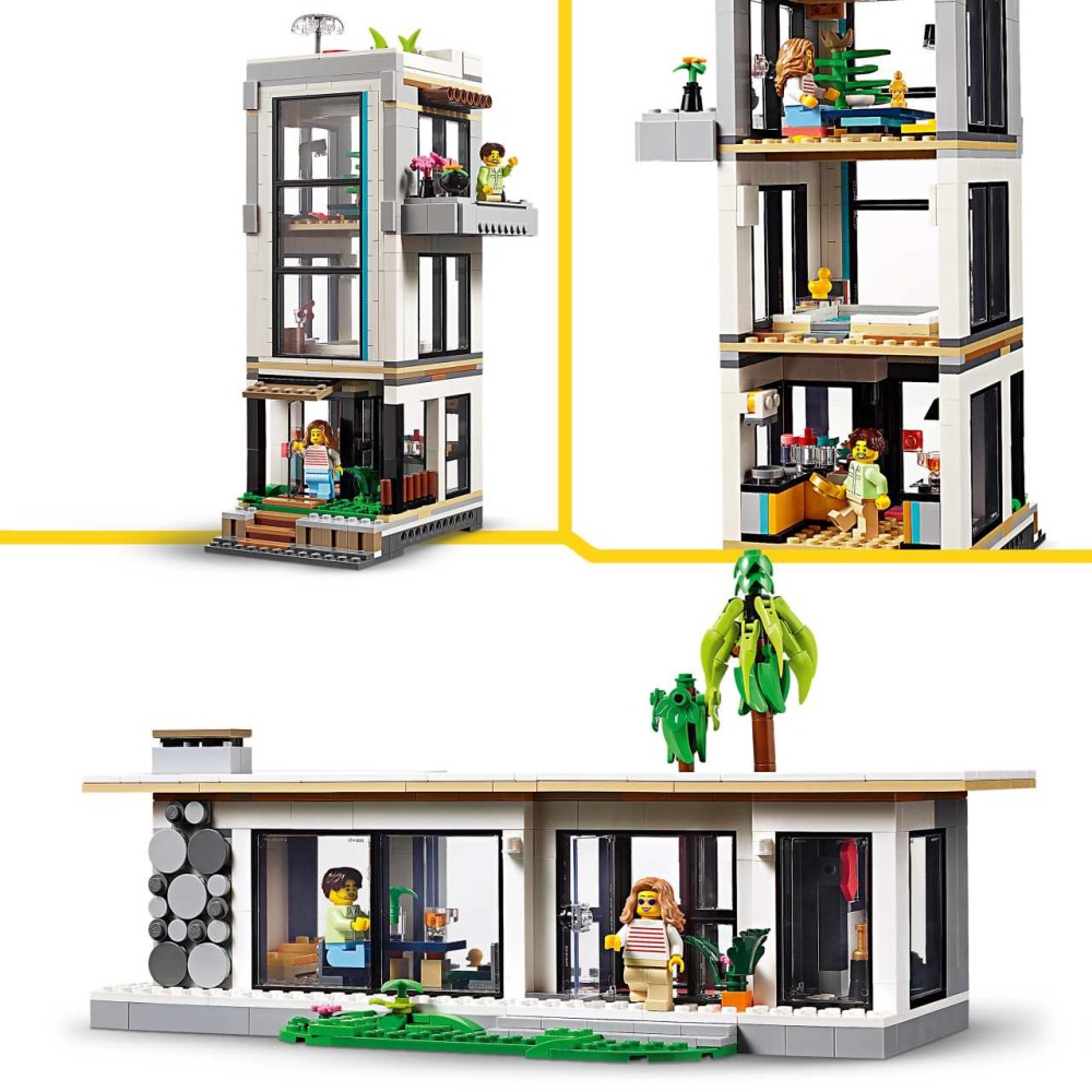 LEGO Creator 3in1 Modern House Building Set for Kids 31153