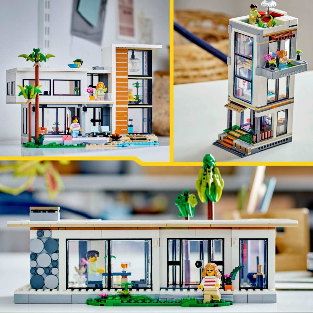 LEGO Creator 3in1 Modern House Building Set for Kids 31153