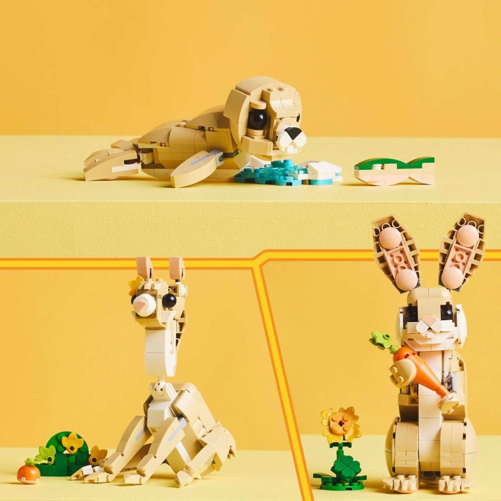 LEGO Creator 3in1 Cute Bunny, Toy Animal Set 31162