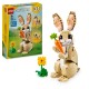 LEGO Creator 3in1 Cute Bunny, Toy Animal Set 31162