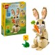 LEGO Creator 3in1 Cute Bunny, Toy Animal Set 31162