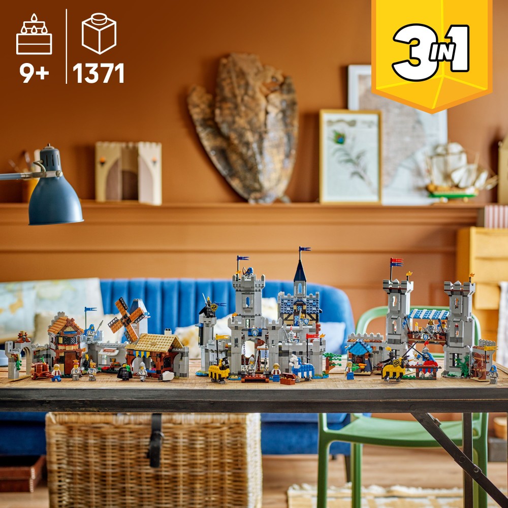 LEGO Creator 3in1 Medieval Horse Knight Castle (31168)