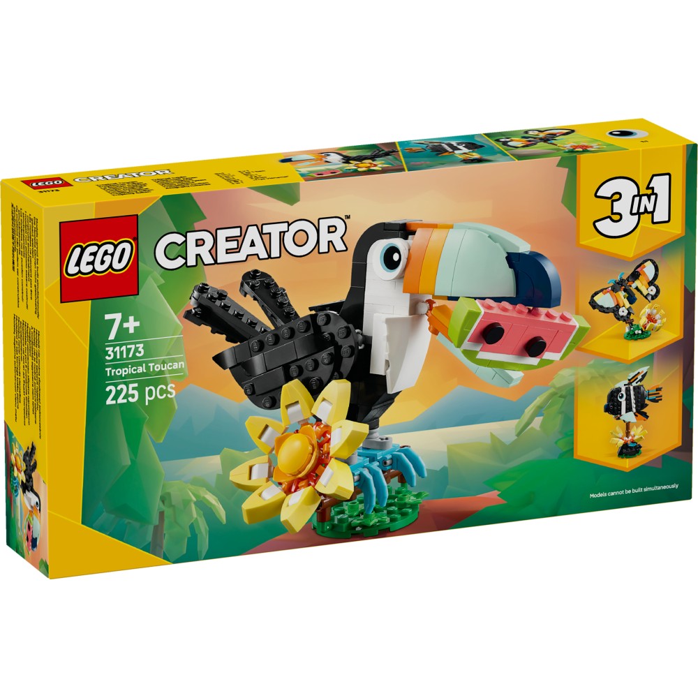 LEGO Creator 3in1 Wild Animals: Tropical Toucan (31173)