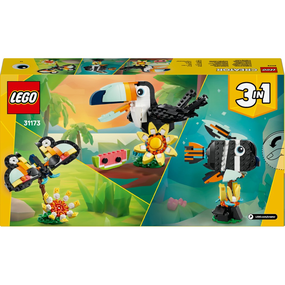 LEGO Creator 3in1 Wild Animals: Tropical Toucan (31173)