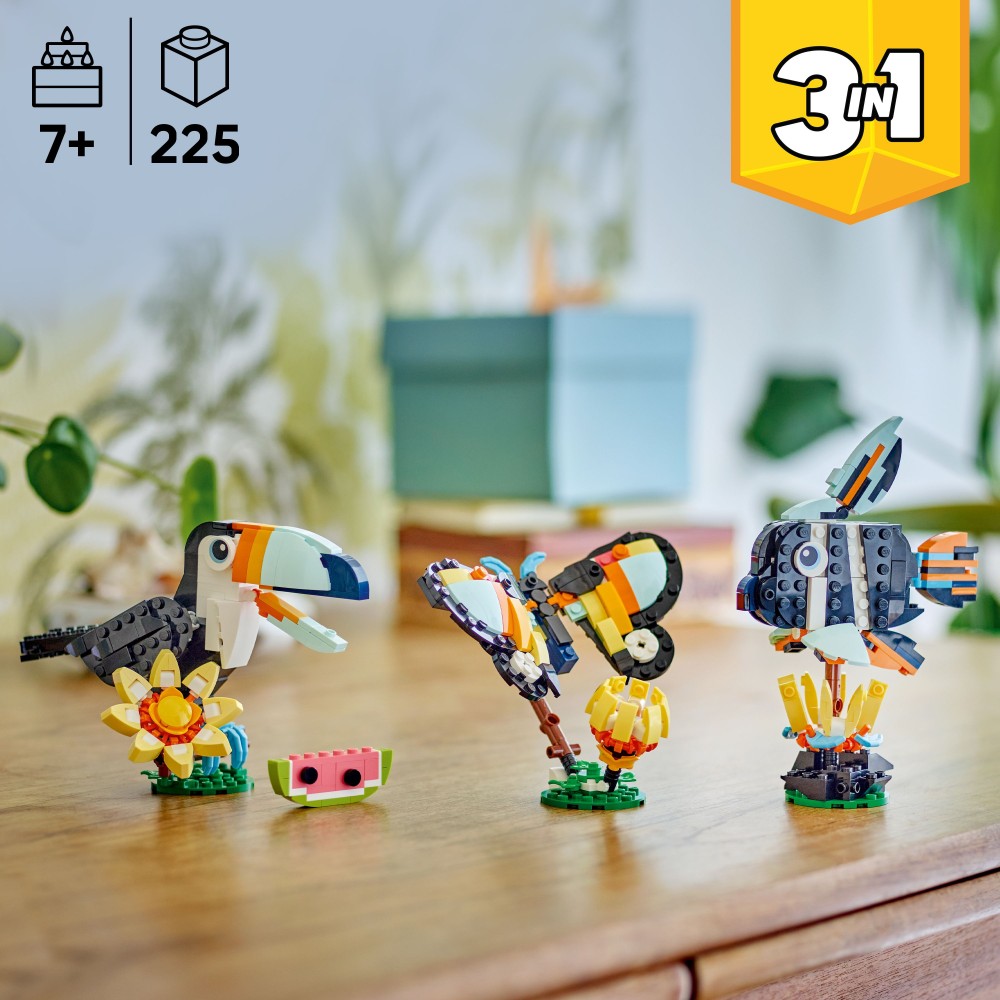 LEGO Creator 3in1 Wild Animals: Tropical Toucan (31173)