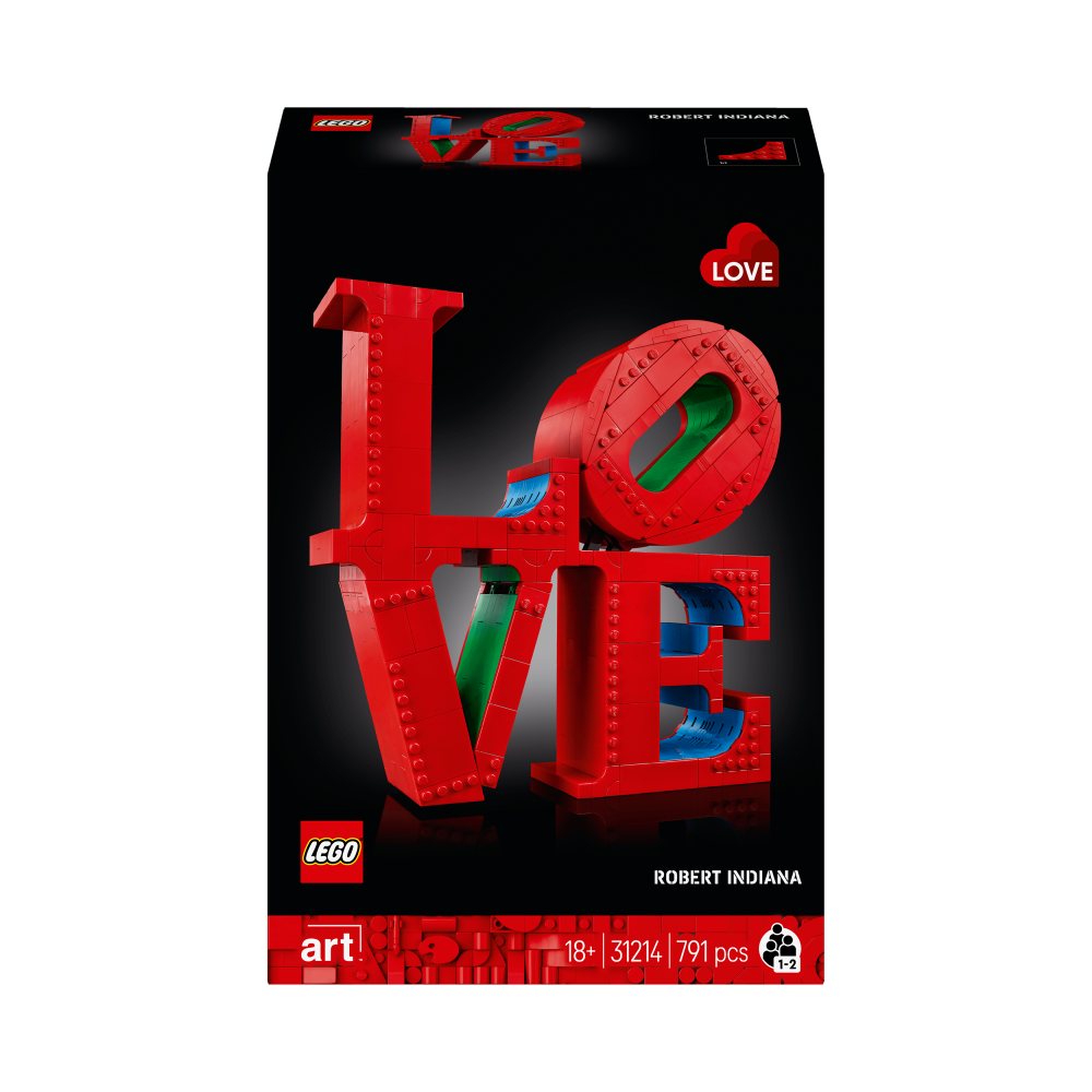 LEGO Art LOVE Home Decor Set for Adults 31214