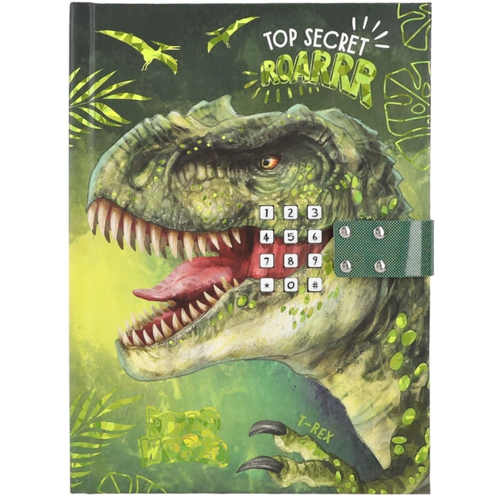 Dino World Diary with Code & Sound – Electronic Secret Diary