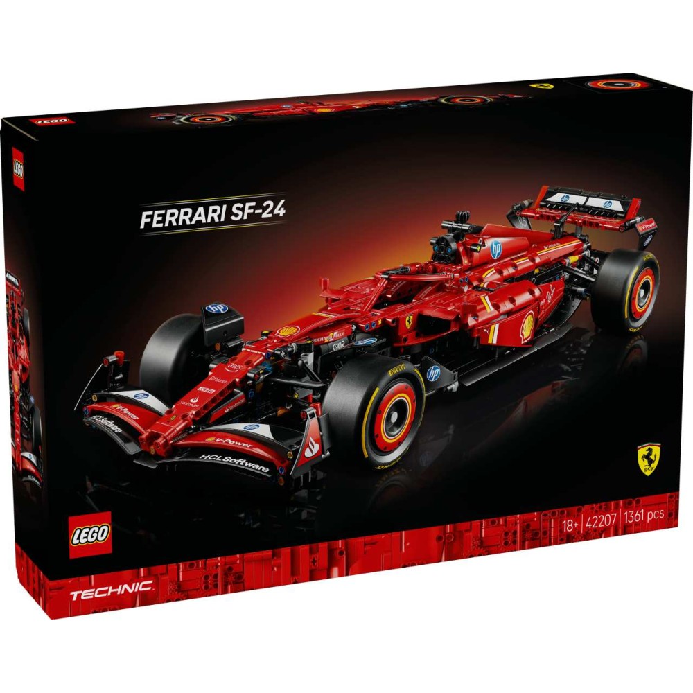 LEGO Technic Ferrari SF-24 F1 Car Model Kit 42207 (42207)