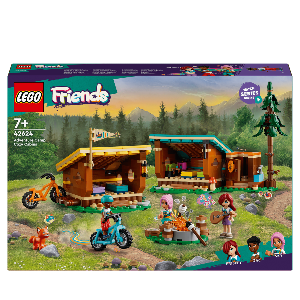 LEGO Friends Adventure Camp Cosy Cabins Set 42624
