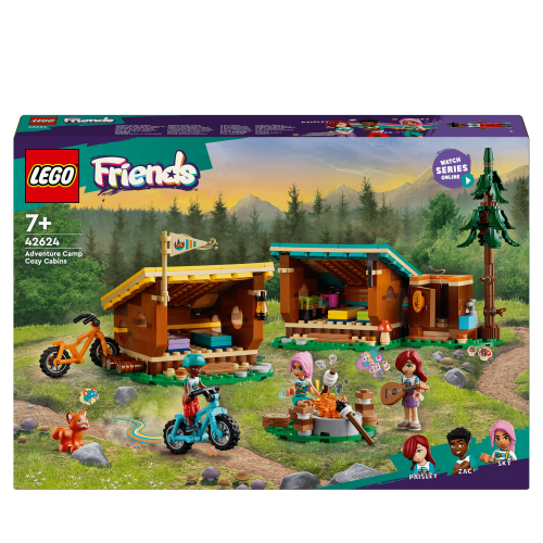 LEGO Friends Adventure Camp Cosy Cabins Building Toy 42624