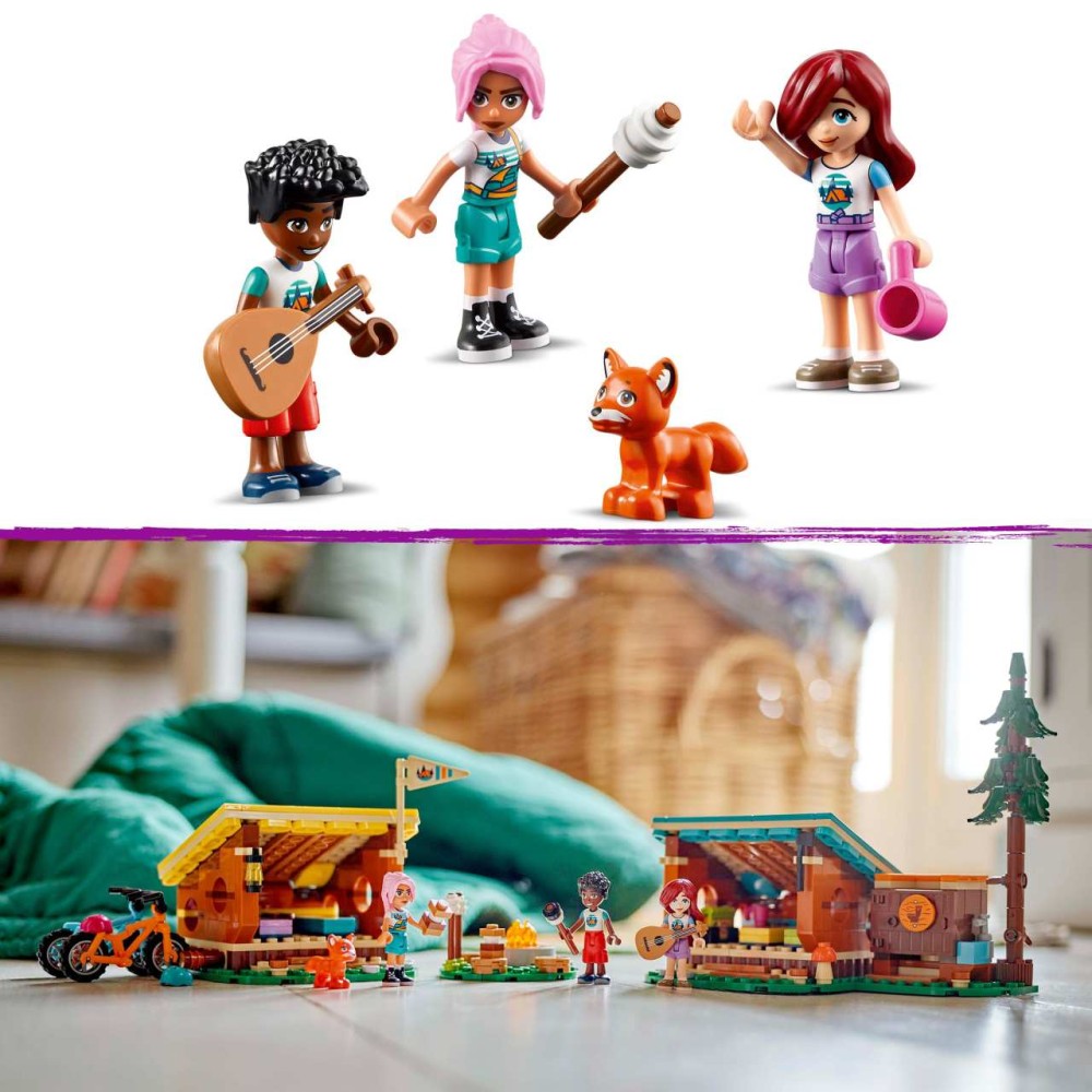 LEGO Friends Adventure Camp Cosy Cabins Set 42624
