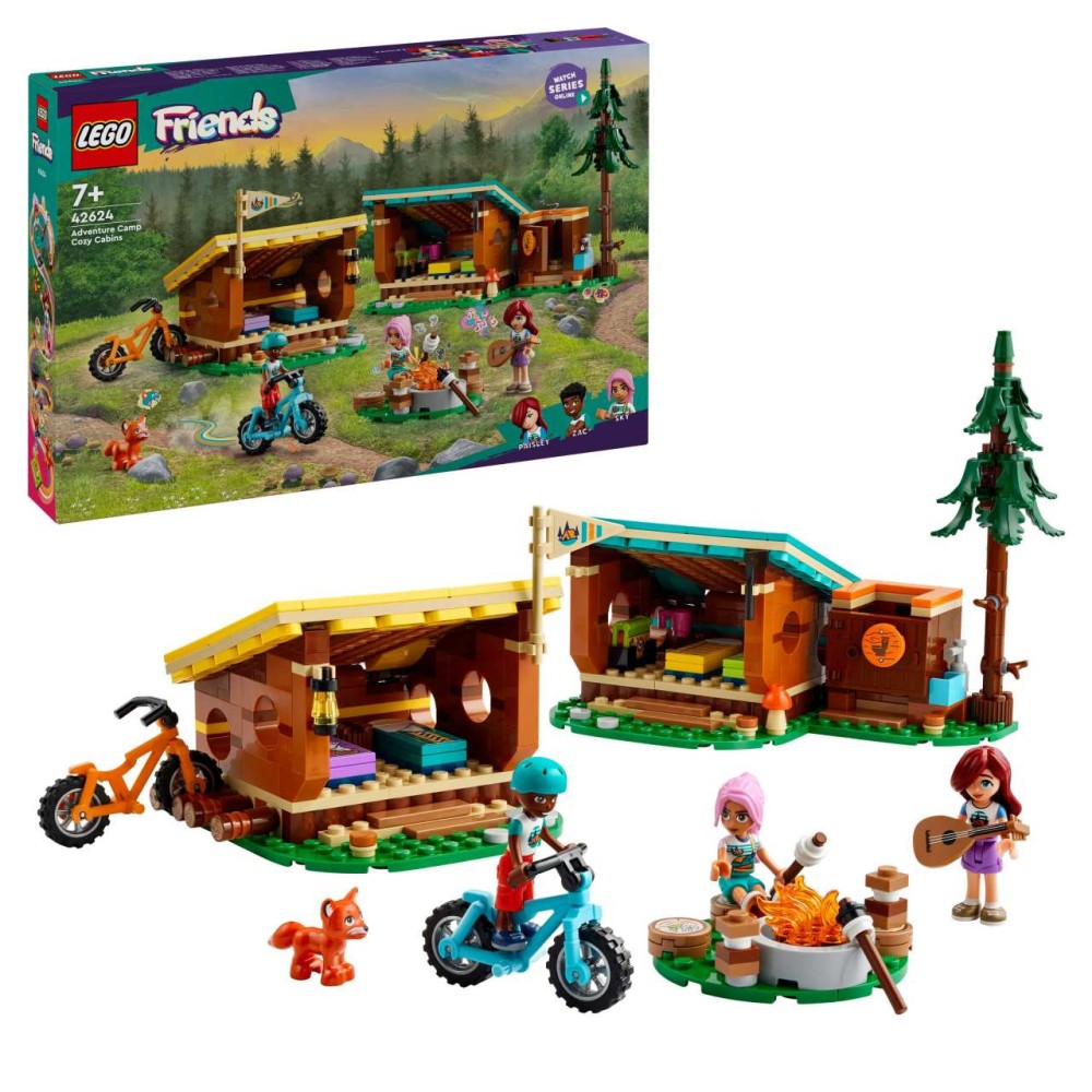 LEGO Friends Adventure Camp Cosy Cabins Set 42624