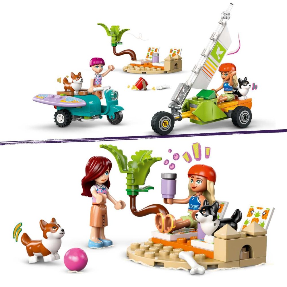LEGO Friends Surfing Dogs and Scooter Adventure 42641