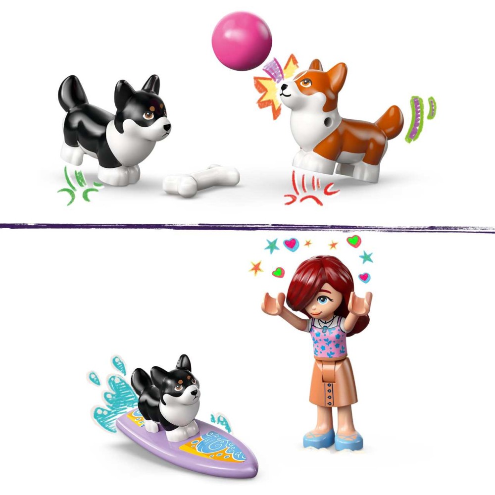 LEGO Friends Surfing Dogs and Scooter Adventure 42641