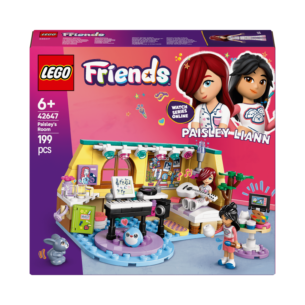 LEGO Friends Paisley’s Room Building Toy Set 42647