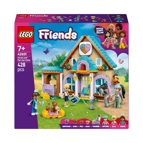LEGO Friends Horse and Pet Vet Clinic Set 42651
