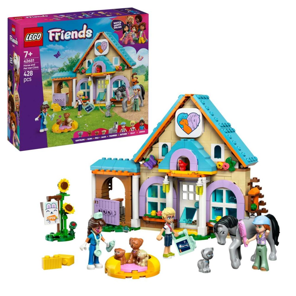 LEGO Friends Horse and Pet Vet Clinic Set 42651