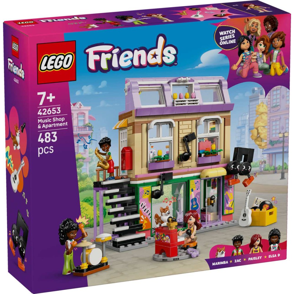 LEGO Friends Music Shop & Apartment Toy Set 42653 (42653)