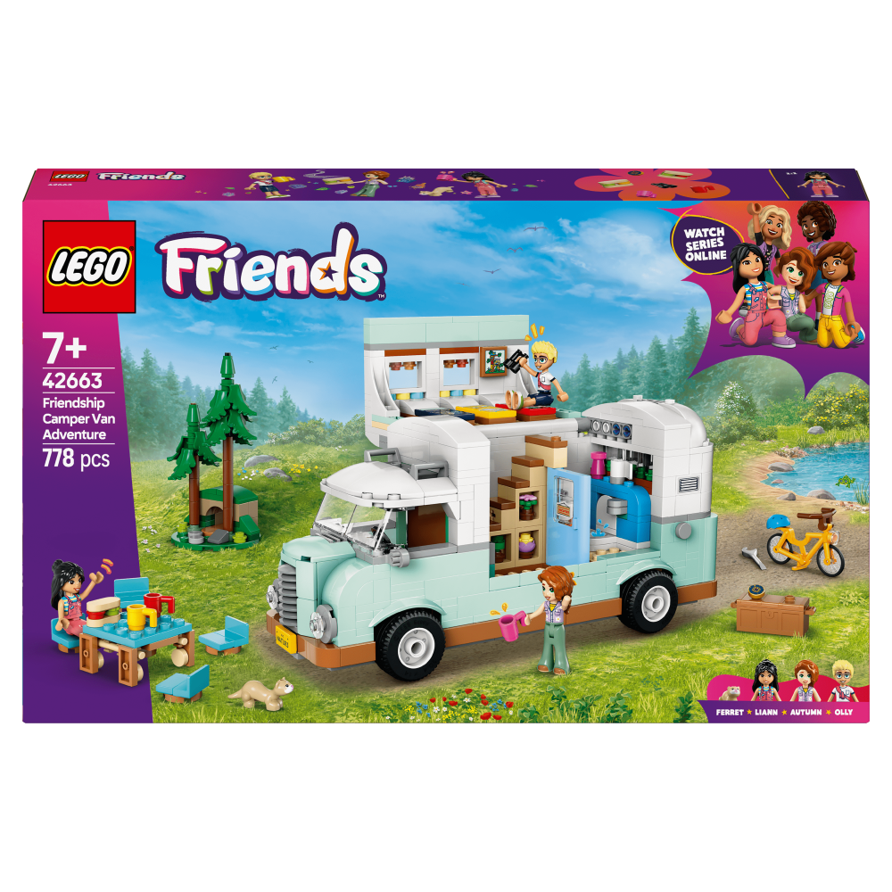 LEGO Friends Friendship Camper Van Adventure 42663