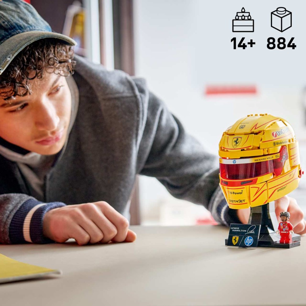 LEGO Editions Scuderia Ferrari HP Lewis Hamilton Helmet 43022