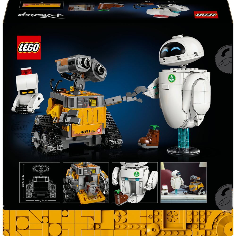 LEGO ǀ Disney and Pixar WALL-E and EVE Set for Adults (43279)